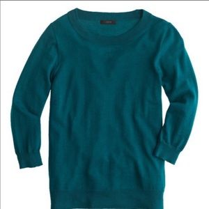 Jcrew Tippi Sweater in Dark Green; Medium